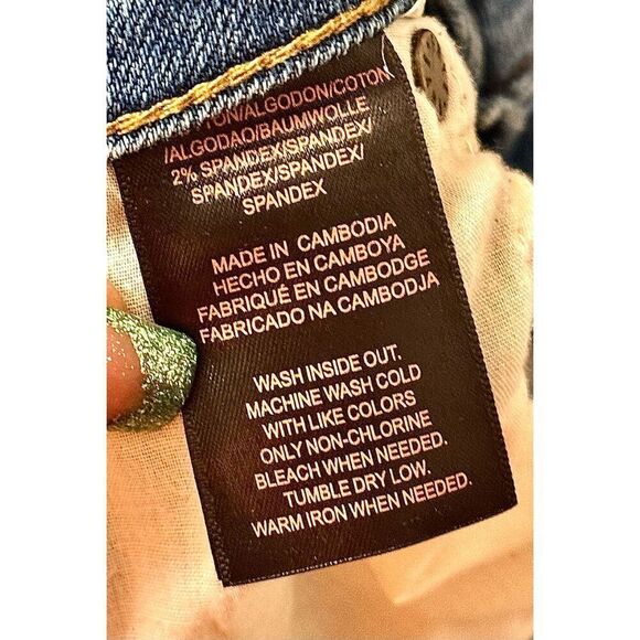 Frye Women's Low-Rise Straight Cropped Denim Jeans Size 12 - Picture 5 of 9